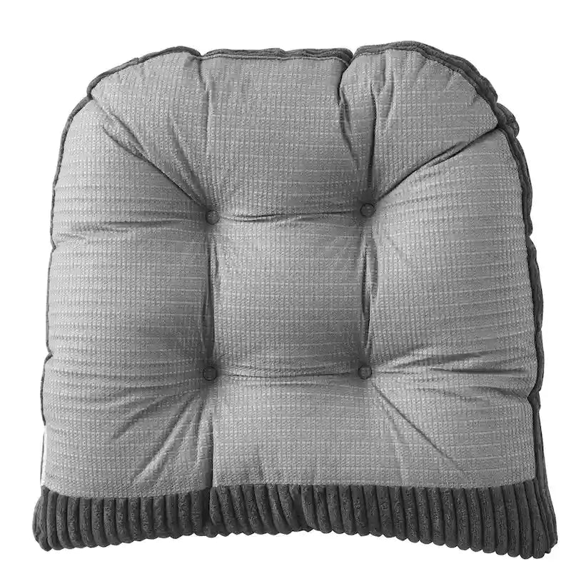 Sweet Home Collection – Lot de 2 coussins antidérapants en velours côtelé pour fauteuil à bascule