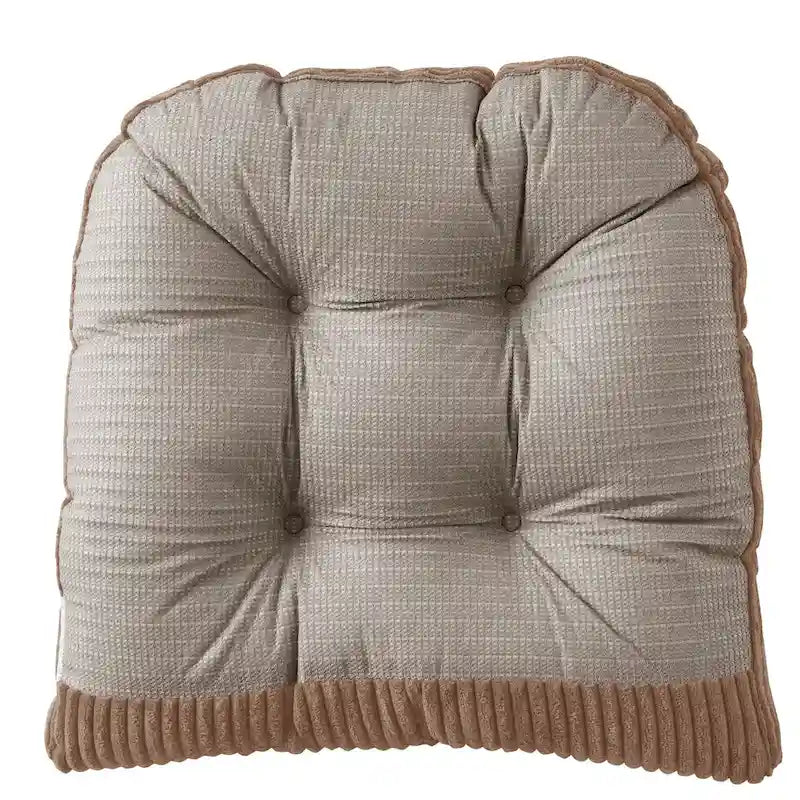 Sweet Home Collection – Lot de 2 coussins antidérapants en velours côtelé pour fauteuil à bascule