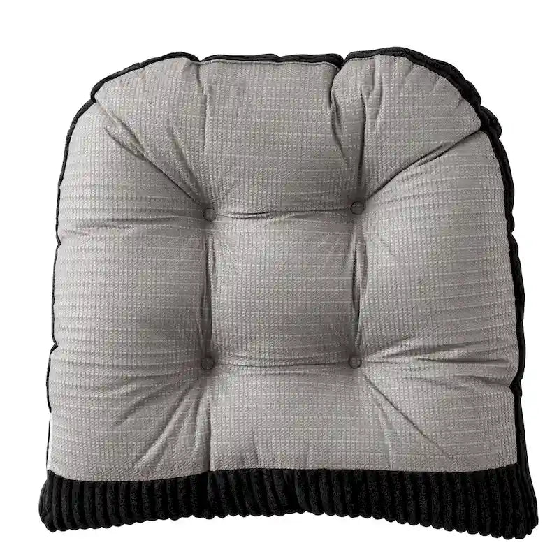 Sweet Home Collection – Lot de 2 coussins antidérapants en velours côtelé pour fauteuil à bascule