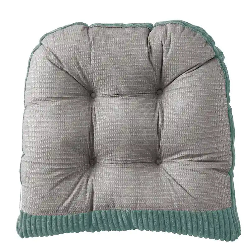 Sweet Home Collection – Lot de 2 coussins antidérapants en velours côtelé pour fauteuil à bascule