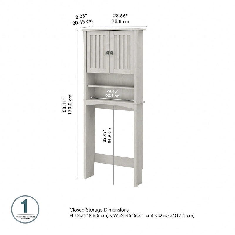 Meuble de rangement pour toilettes Salinas de Bush Furniture