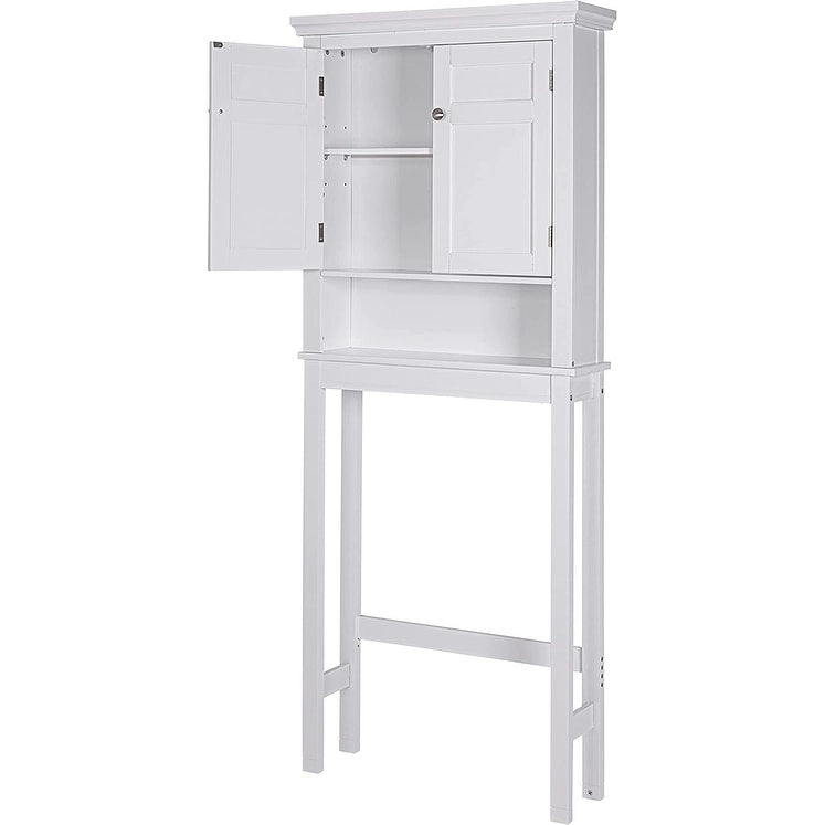 Spirich Home Étagère de salle de bain au-dessus des toilettes, meuble de rangement de salle de bain, organisateur de placard de salle de bain avec tiroir