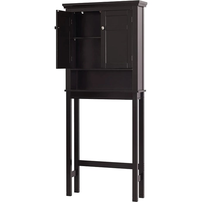 Spirich Home Étagère de salle de bain au-dessus des toilettes, meuble de rangement de salle de bain, organisateur de placard de salle de bain avec tiroir