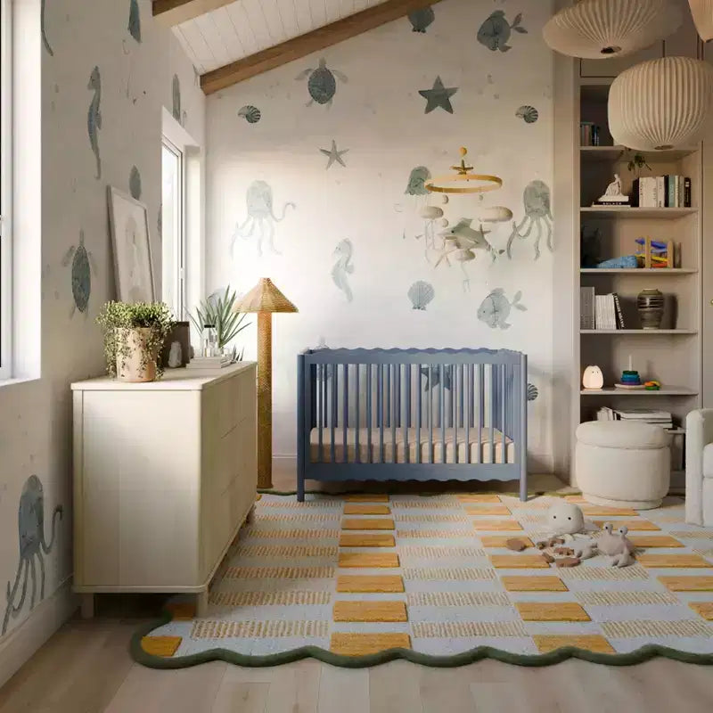 Lit de bébé convertible 4-en-1 Swell de Babyletto avec kit de conversion en lit de tout-petit