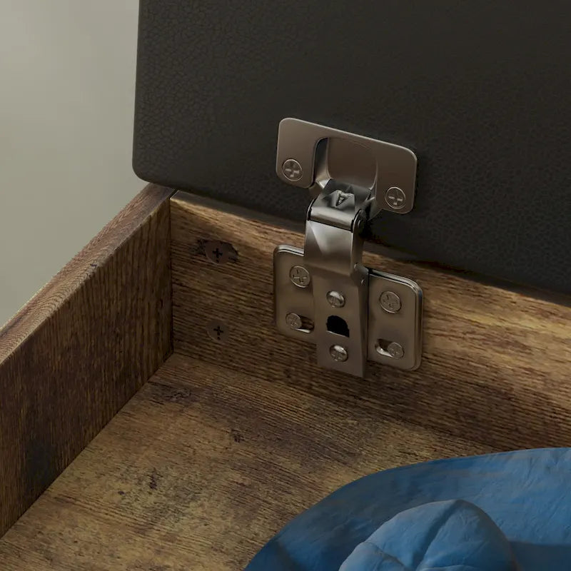 Banc de rangement pour chaussures 24W avec coussin éponge, siège de salon, meuble à chaussures