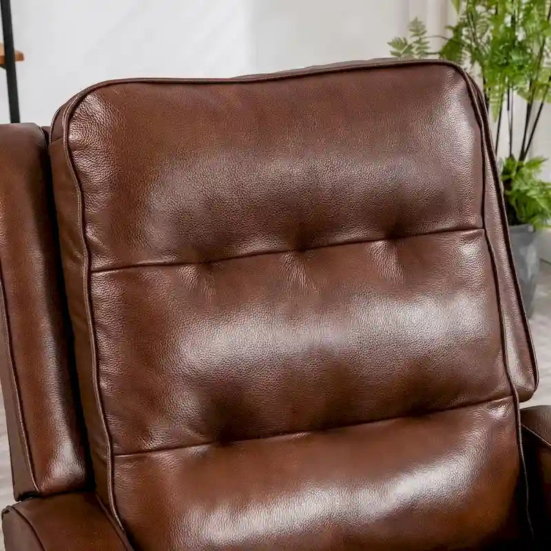 Fauteuil inclinable, Fauteuil inclinable en tissu avec décoration rivetée, Fauteuil d'appoint individuel