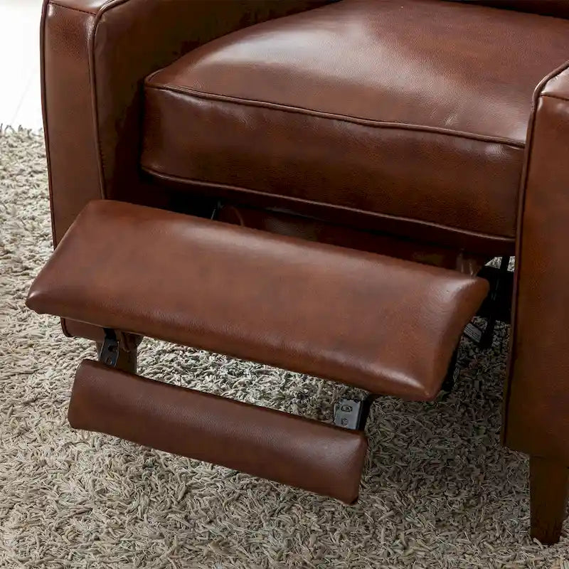 Fauteuil inclinable, Fauteuil inclinable en tissu avec décoration rivetée, Fauteuil d'appoint individuel