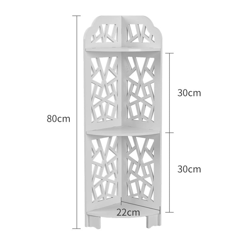 Étagère d'angle de douche à 3 niveaux étanche pour rangement de salle de bain