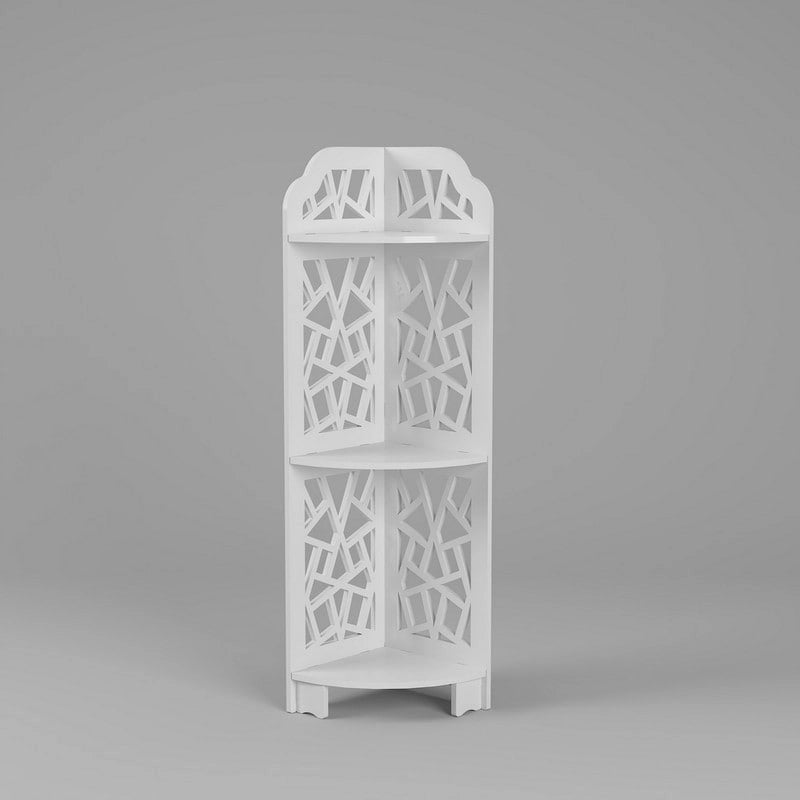 Étagère d'angle de douche à 3 niveaux étanche pour rangement de salle de bain
