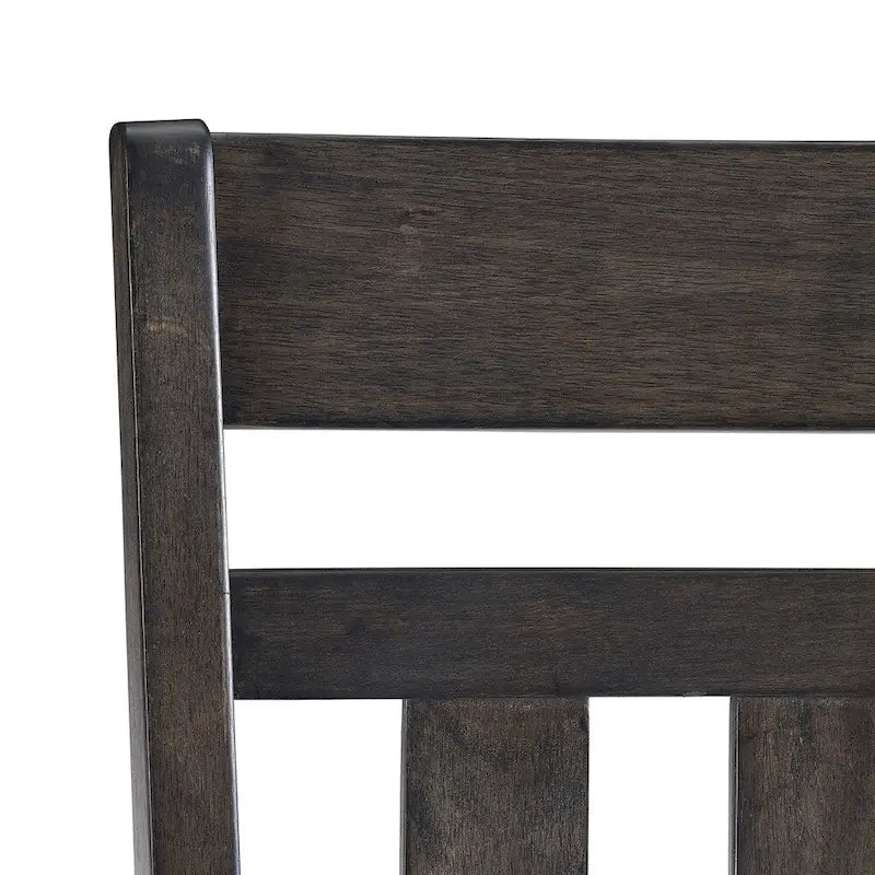 Crosley Hayden Ensemble de salle à manger rond 5 pièces Table ardoise, 4 chaises