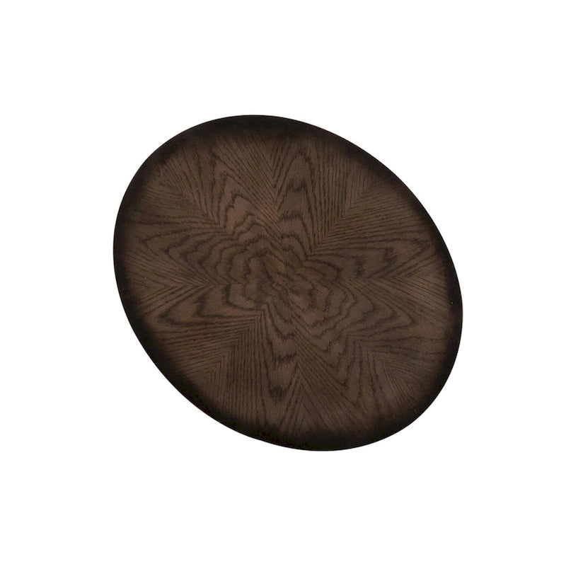 Table d'appoint ovale Penton Espresso Stone