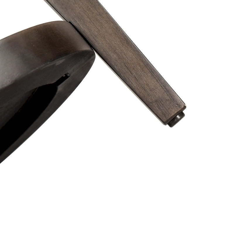 Table d'appoint ovale Penton Espresso Stone