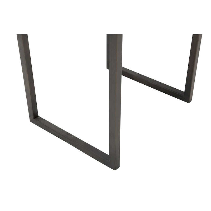 Tables gigognes en métal, lot de 3