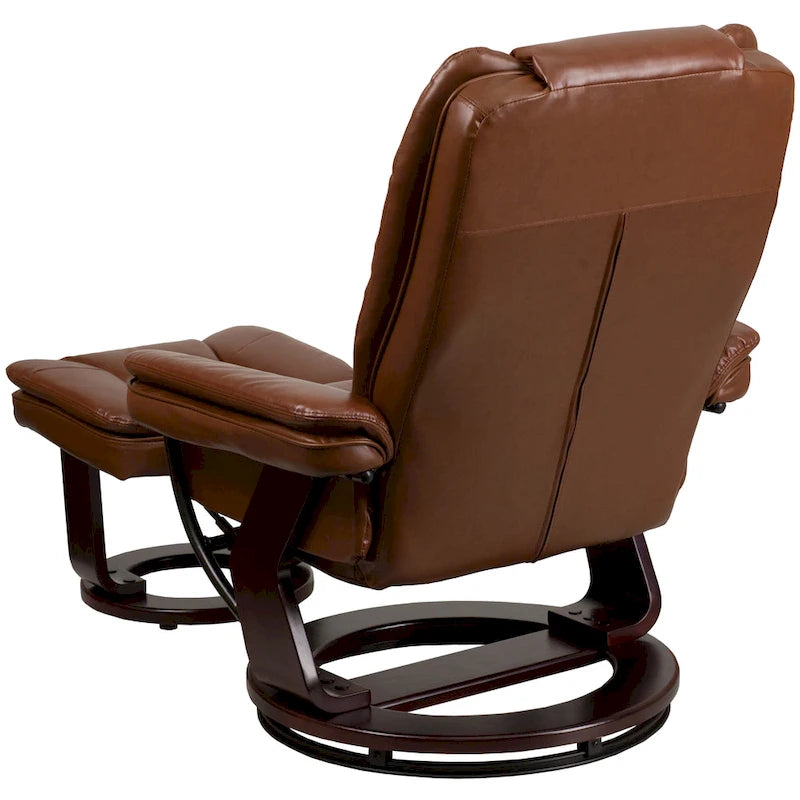 Fauteuil inclinable contemporain en similicuir LeatherSoft