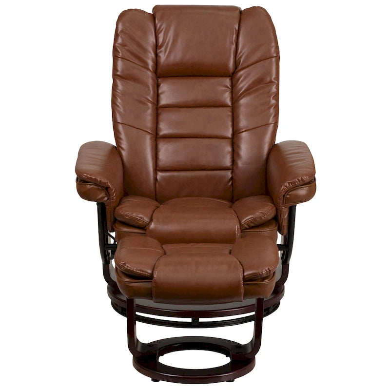 Fauteuil inclinable contemporain en similicuir LeatherSoft