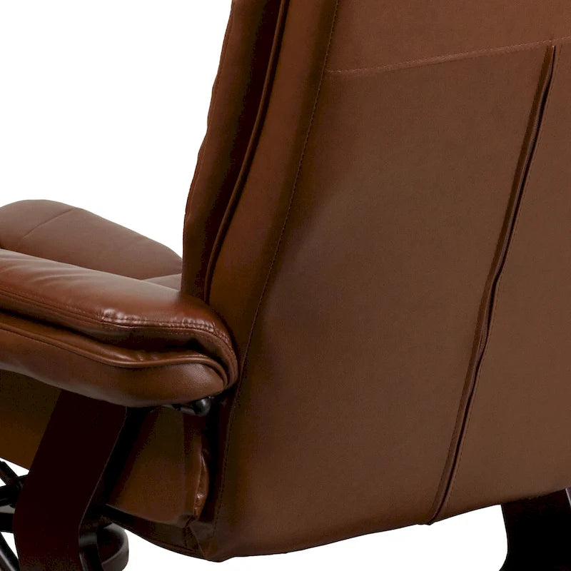 Fauteuil inclinable contemporain en similicuir LeatherSoft
