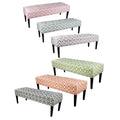 Banc long rembourré capitonné Kaya Noah