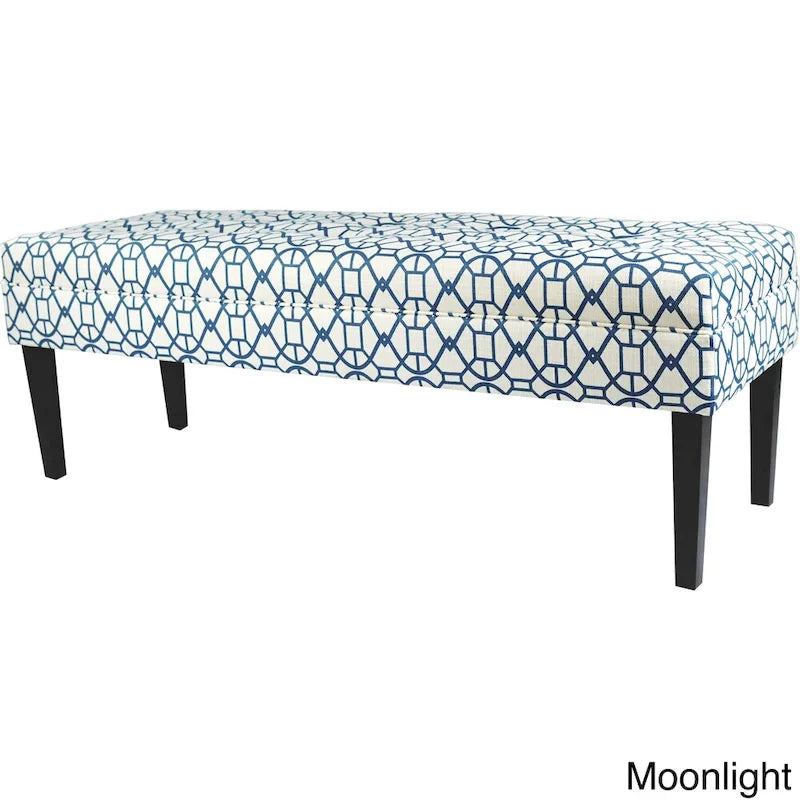 Banc long rembourré capitonné Kaya Noah