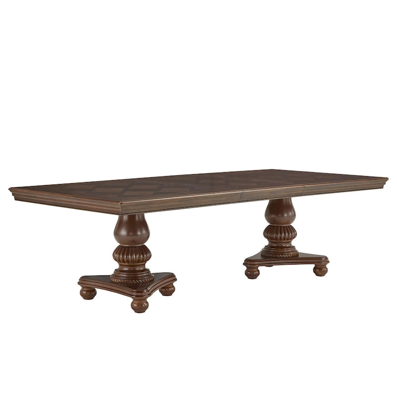 Table de salle à manger à double pied Constantinople avec rallonge par iNSPIRE Q Classic