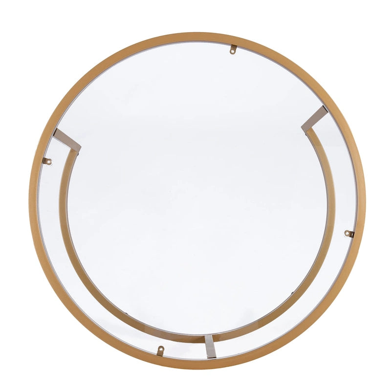Tables basses gigognes rondes dorées SEI Furniture Grant – Lot de 2