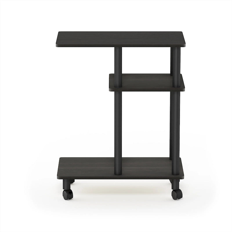 Table d'appoint de canapé en forme de U Turn-N-Tube Furinno avec roulettes