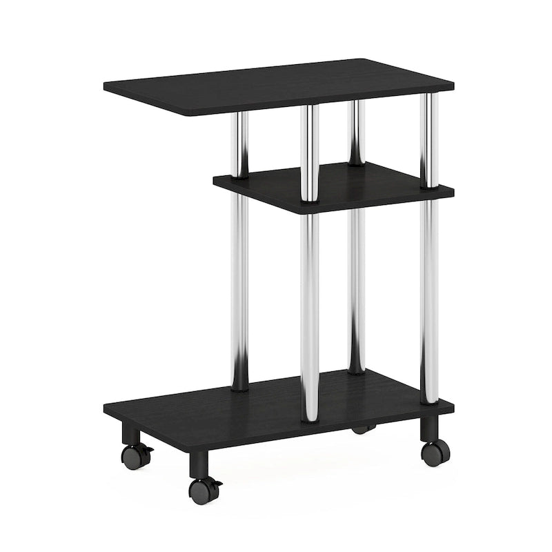 Table d'appoint de canapé en forme de U Turn-N-Tube Furinno avec roulettes