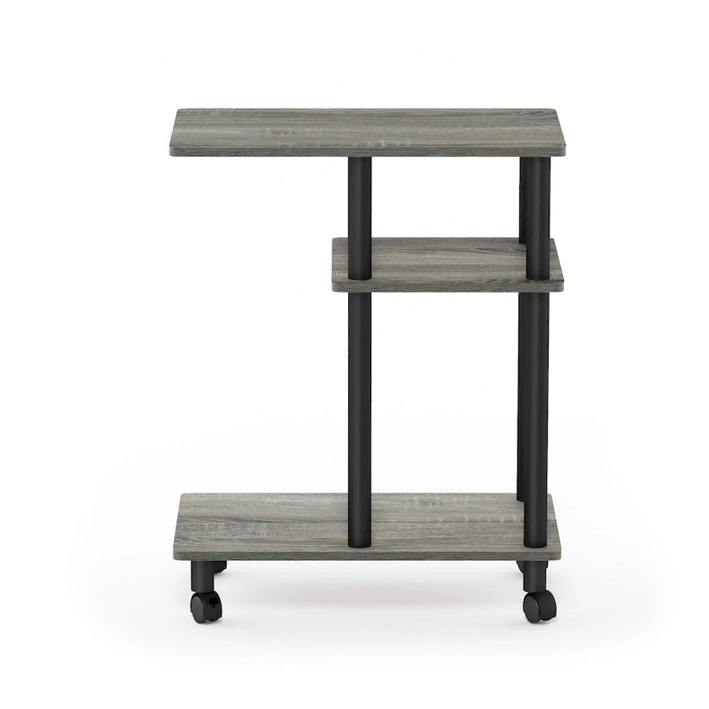 Table d'appoint de canapé en forme de U Turn-N-Tube Furinno avec roulettes