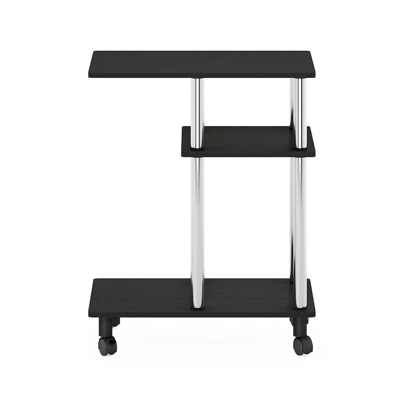 Table d'appoint de canapé en forme de U Turn-N-Tube Furinno avec roulettes