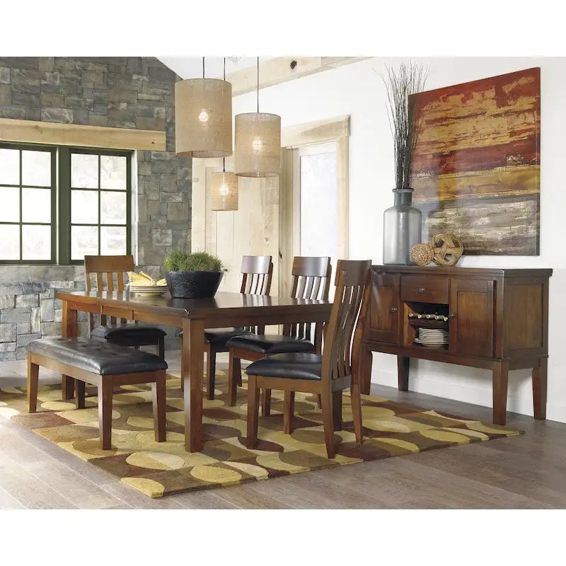 Table à manger extensible rectangulaire Ralene avec rallonge papillon - 42 L x 78,13 P x 30 H