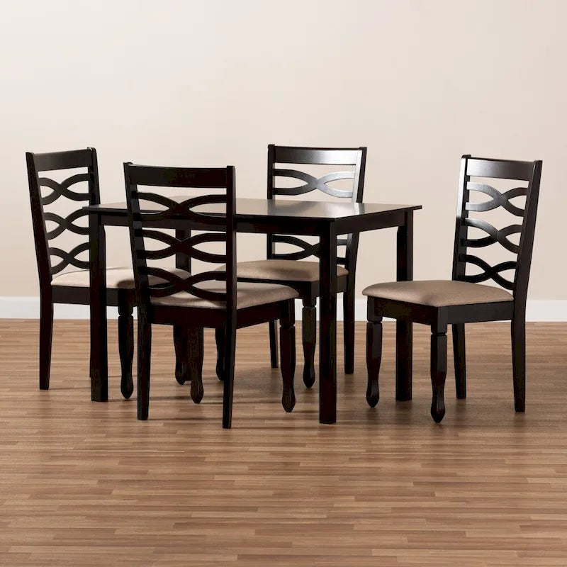 Ensemble de salle à manger moderne et contemporain 5 pièces
