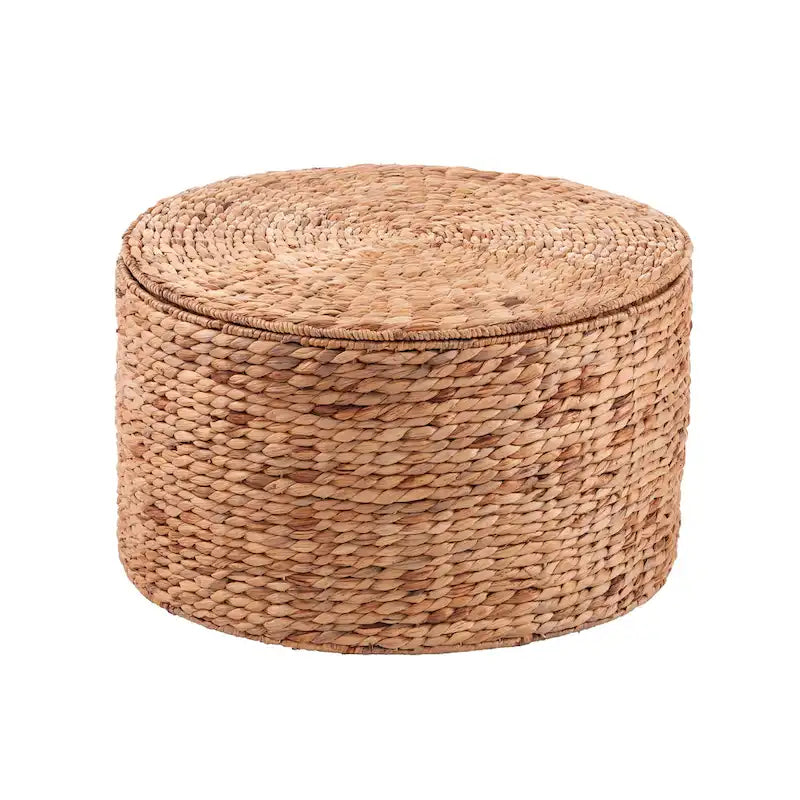 Tables basses SEI Furniture Sachi en jacinthe d'eau tressée naturelle (lot de 2) avec rangement