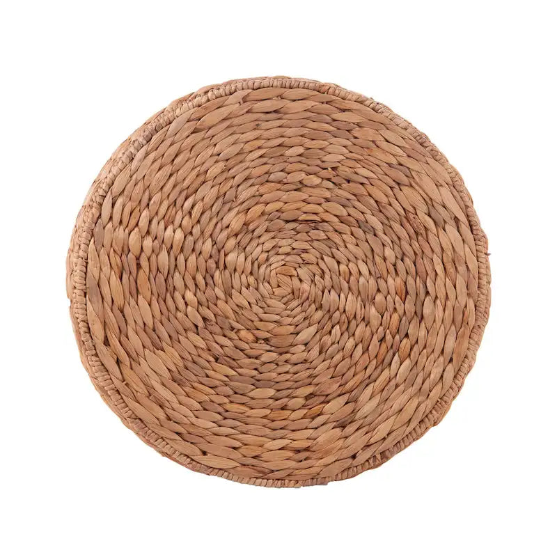 Tables basses SEI Furniture Sachi en jacinthe d'eau tressée naturelle (lot de 2) avec rangement
