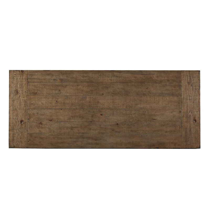 Table de ferme Paloma avec tréteaux en bois recyclé par iNSPIRE Q Artisan
