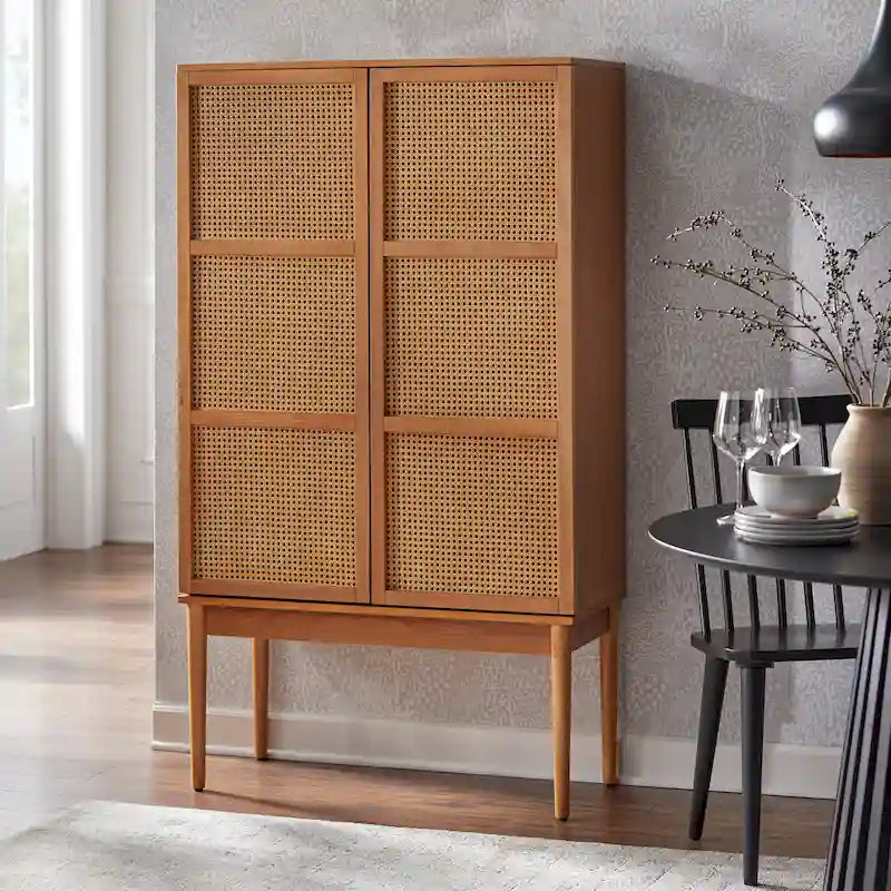 Meuble à 2 portes en cannage Maxima Lifestorey