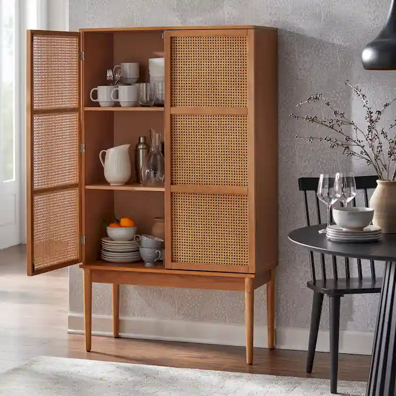 Meuble à 2 portes en cannage Maxima Lifestorey