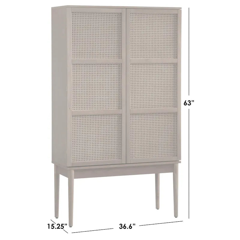 Meuble à 2 portes en cannage Maxima Lifestorey
