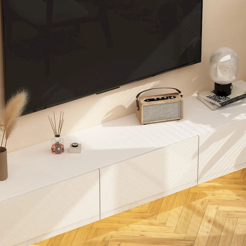 Meuble TV flottant mural avec LEDMeuble TV Meuble TV flottant