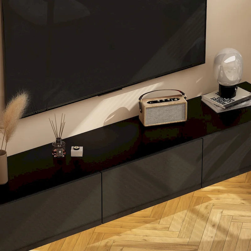 Meuble TV flottant mural avec LEDMeuble TV Meuble TV flottant