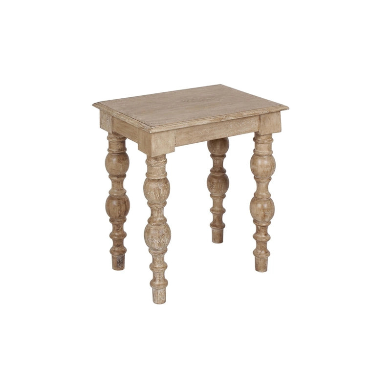 Table d'appoint en bois massif naturel