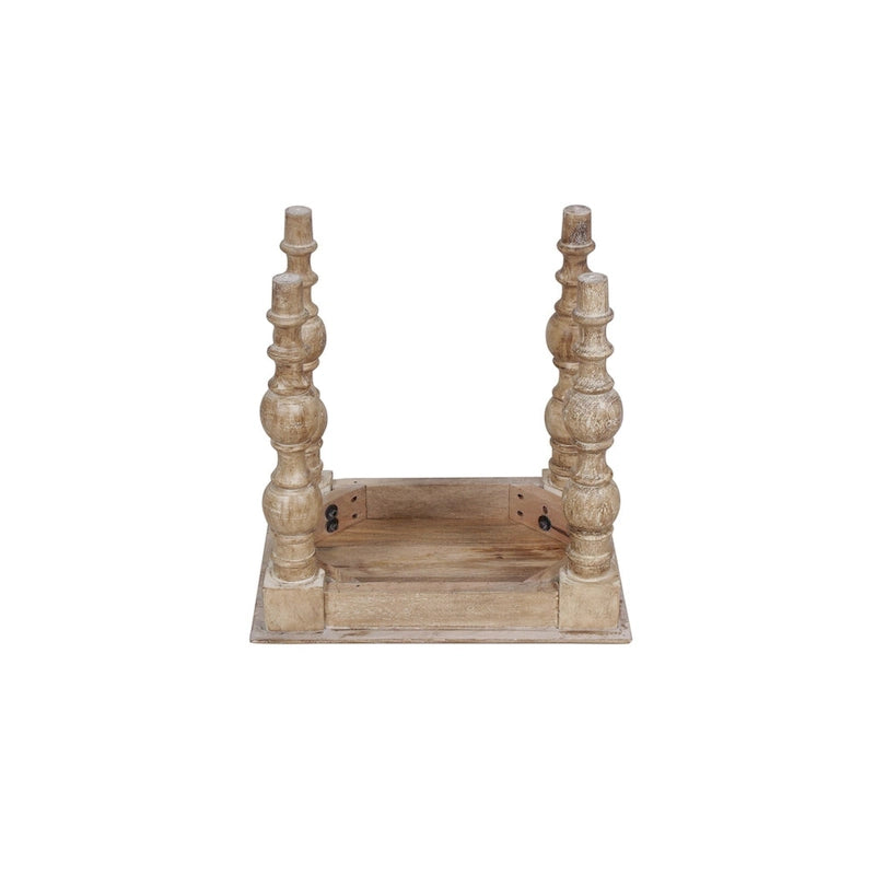 Table d'appoint en bois massif naturel