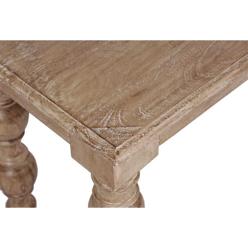 Table d'appoint en bois massif naturel