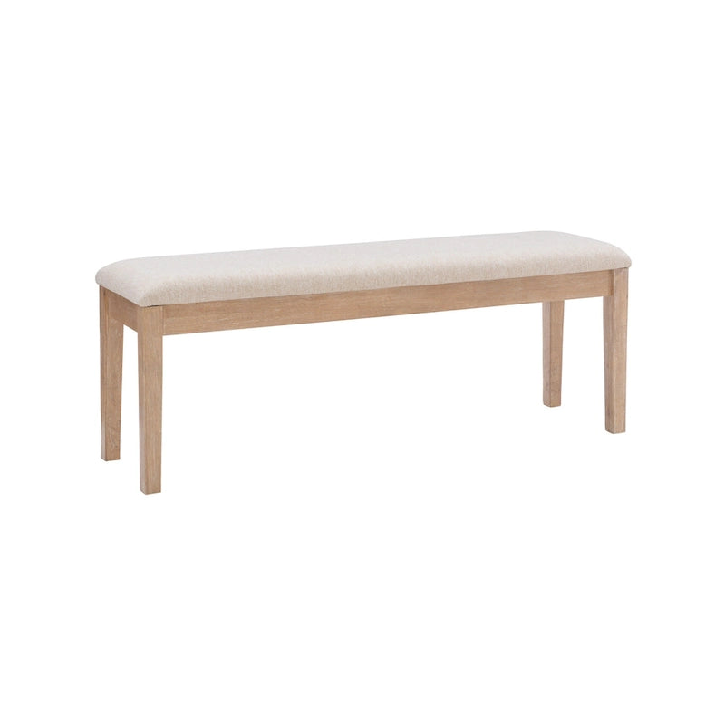 Banc de salle à manger Dolan Farmhouse en bois massif