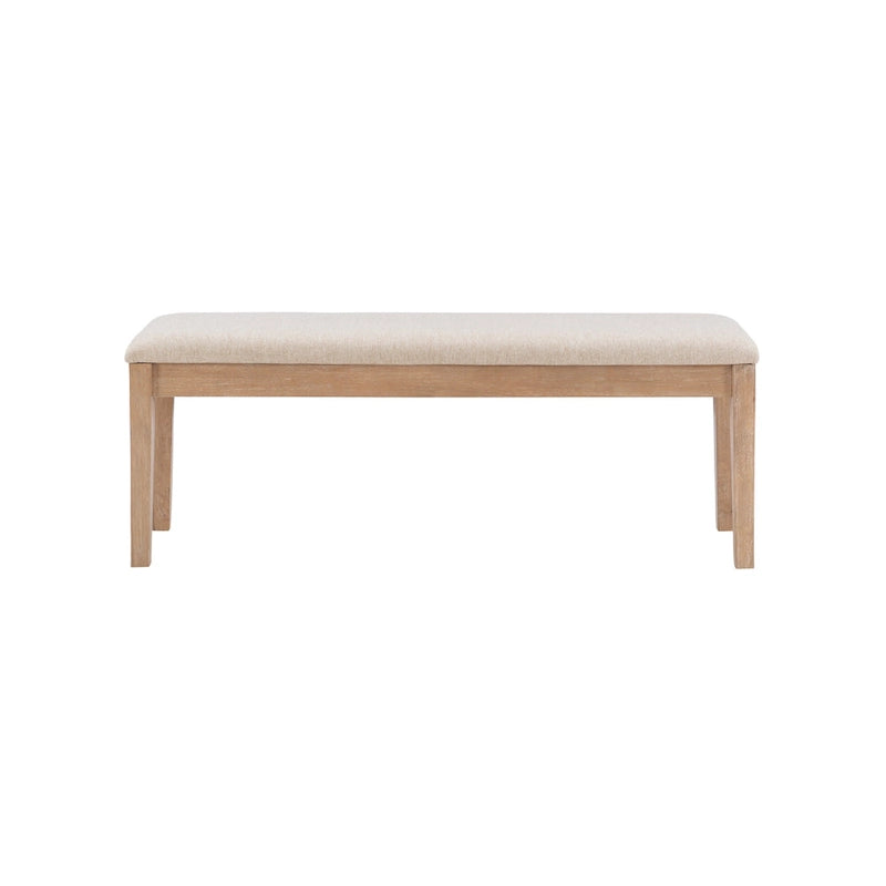 Banc de salle à manger Dolan Farmhouse en bois massif