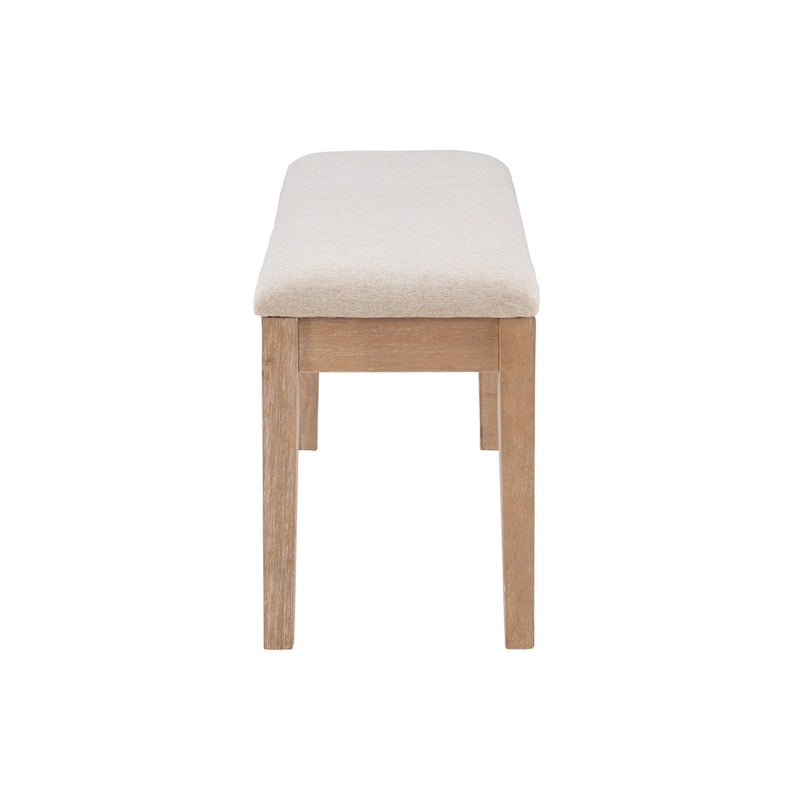 Banc de salle à manger Dolan Farmhouse en bois massif