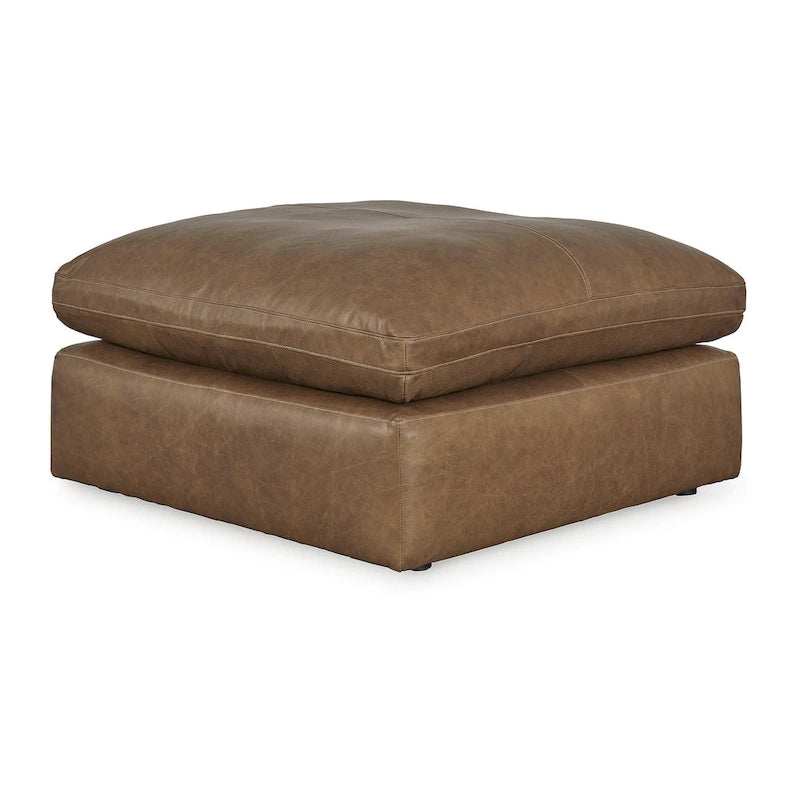 Pouf d'appoint surdimensionné Emilia marron de Signature Design by Ashley