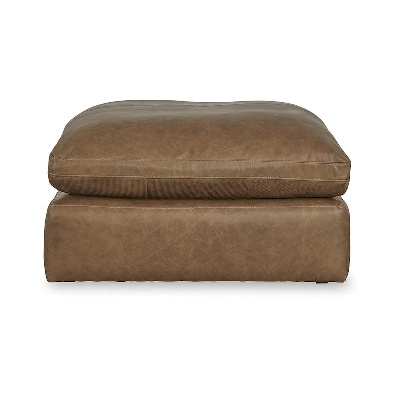 Pouf d'appoint surdimensionné Emilia marron de Signature Design by Ashley