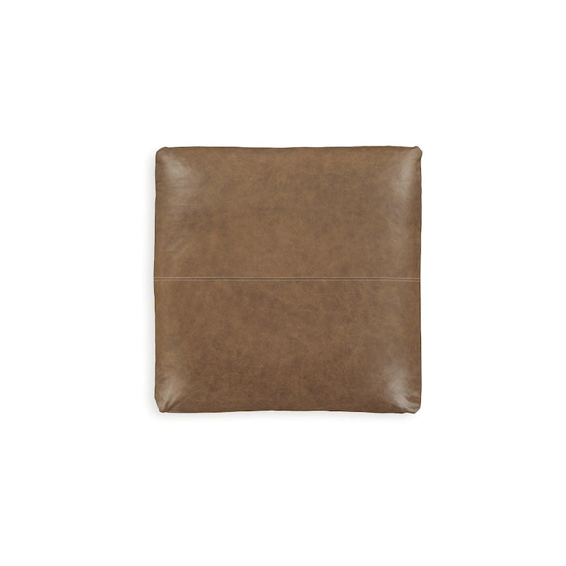 Pouf d'appoint surdimensionné Emilia marron de Signature Design by Ashley