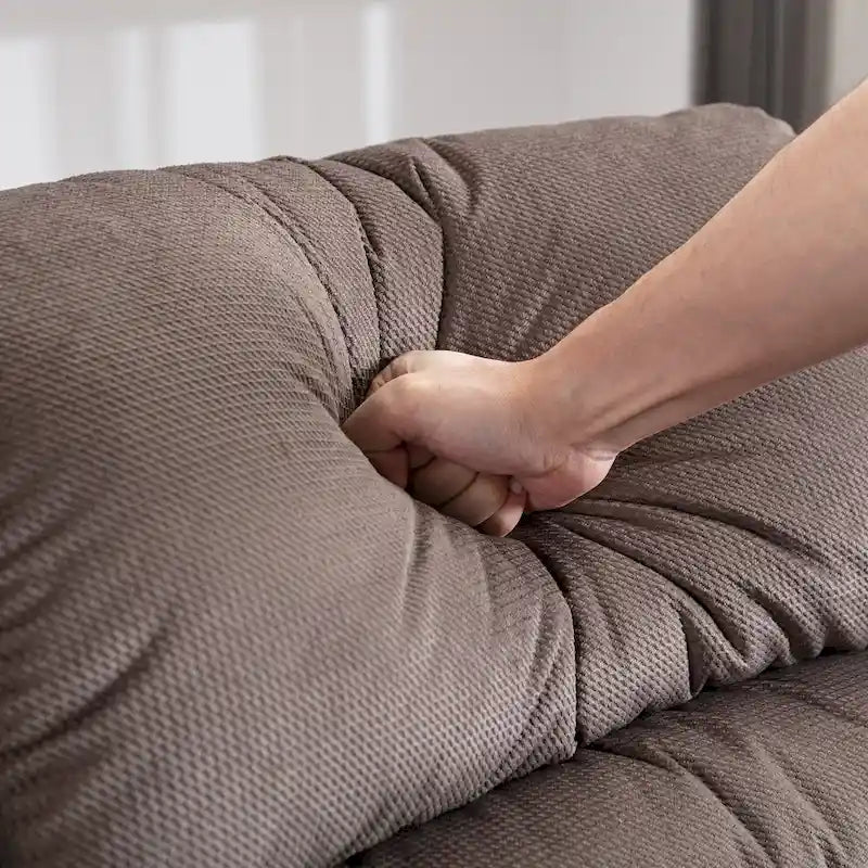 Fauteuil inclinable électrique Ebello avec accoudoirs rembourrés et port USB - 1 place - 1 place