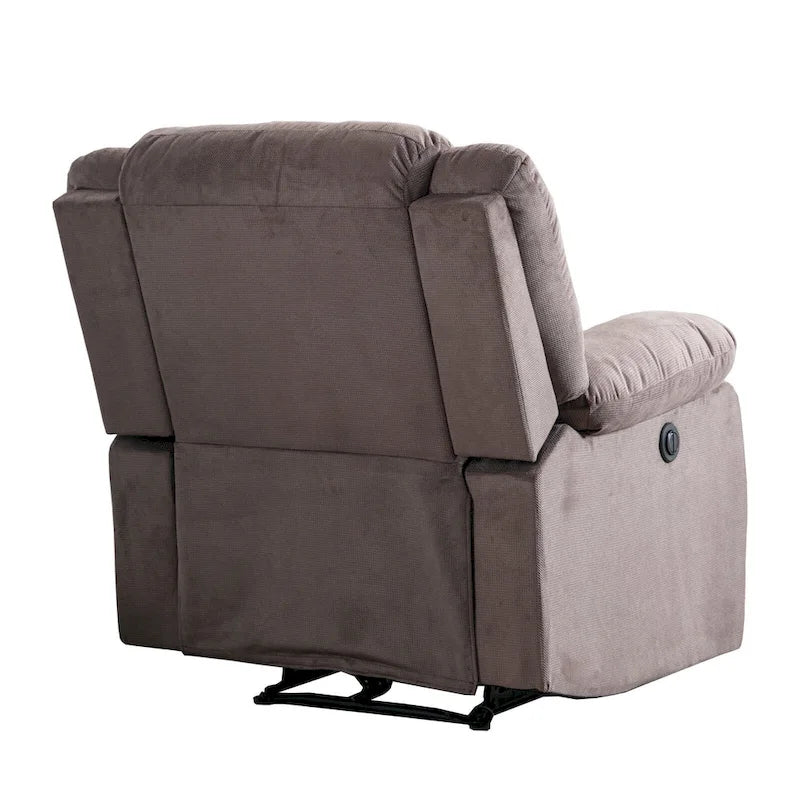 Fauteuil inclinable électrique Ebello avec accoudoirs rembourrés et port USB - 1 place - 1 place