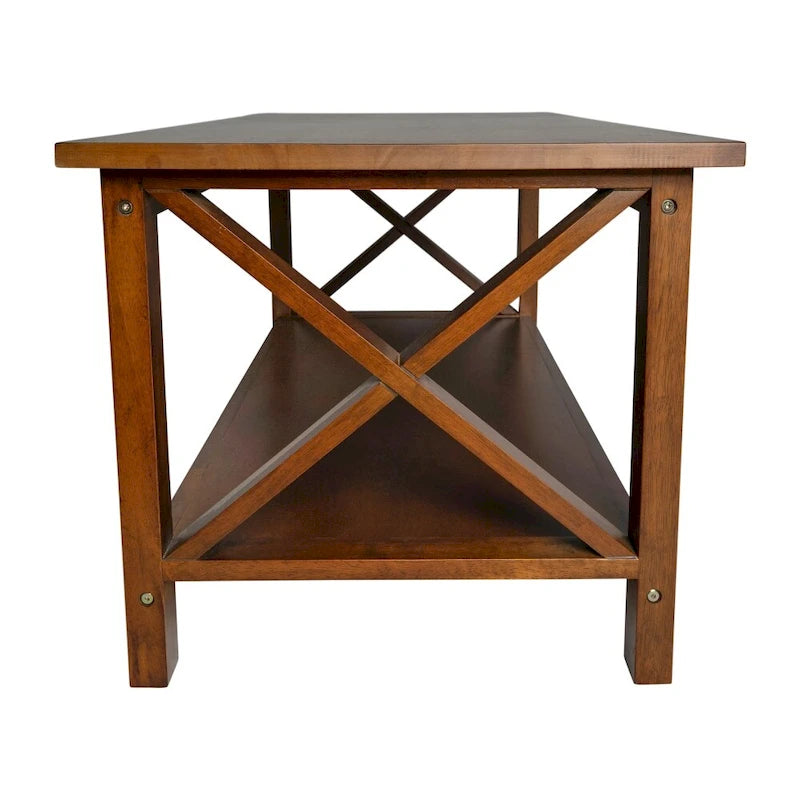 Table basse de ferme classique en bois massif